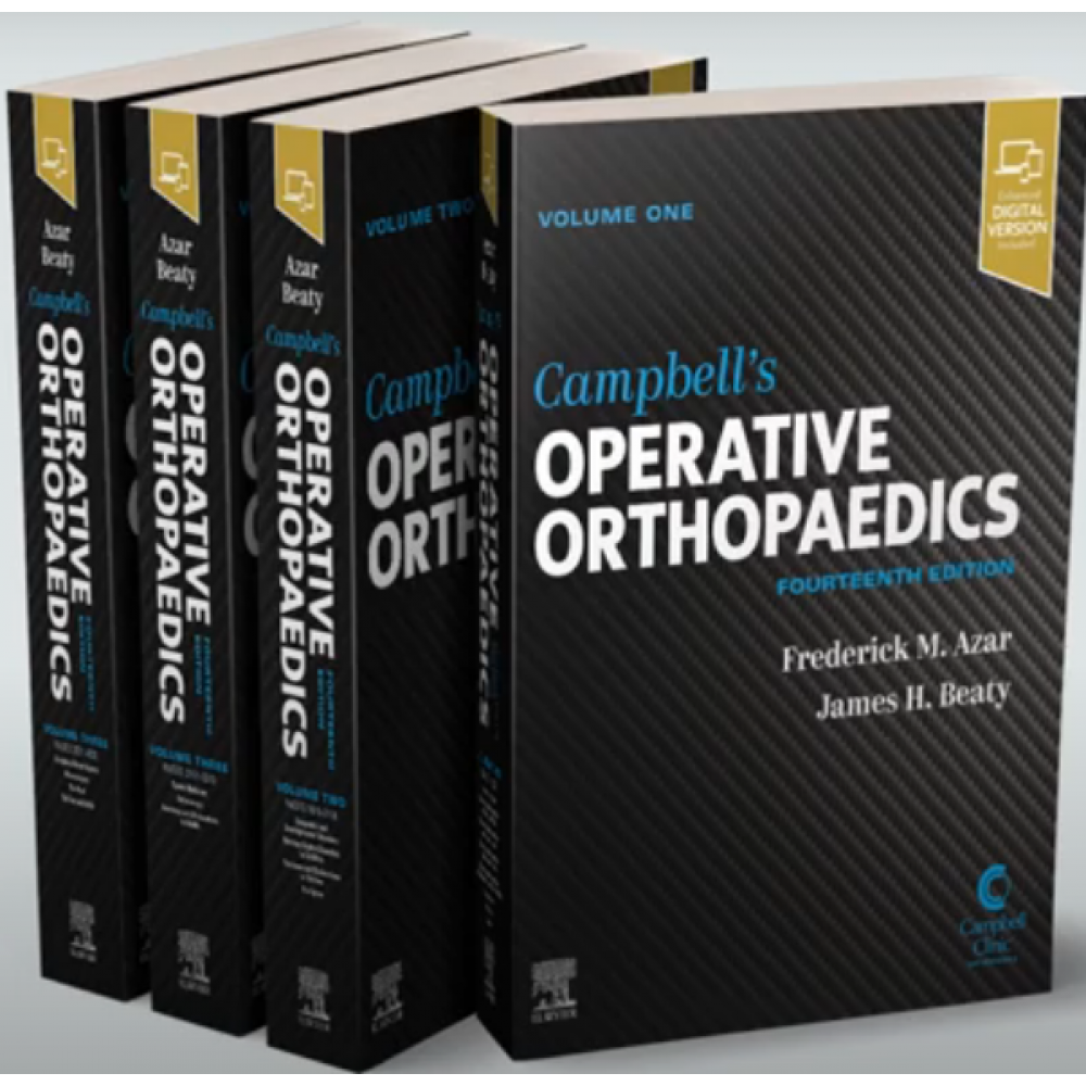 Campbell's Operative Orthopaedics  4-Volume Set, 14th Edition