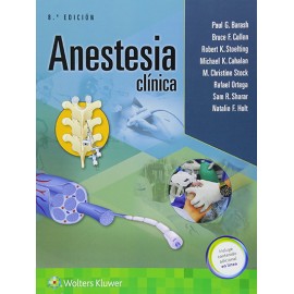 Barash, Anestesia Clinica 8a Ed. (Por Importacion)