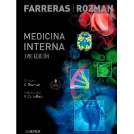 Farreras - Rozman, Medicina Interna + StudentConsult en español  18a Ed. 2 Vol.