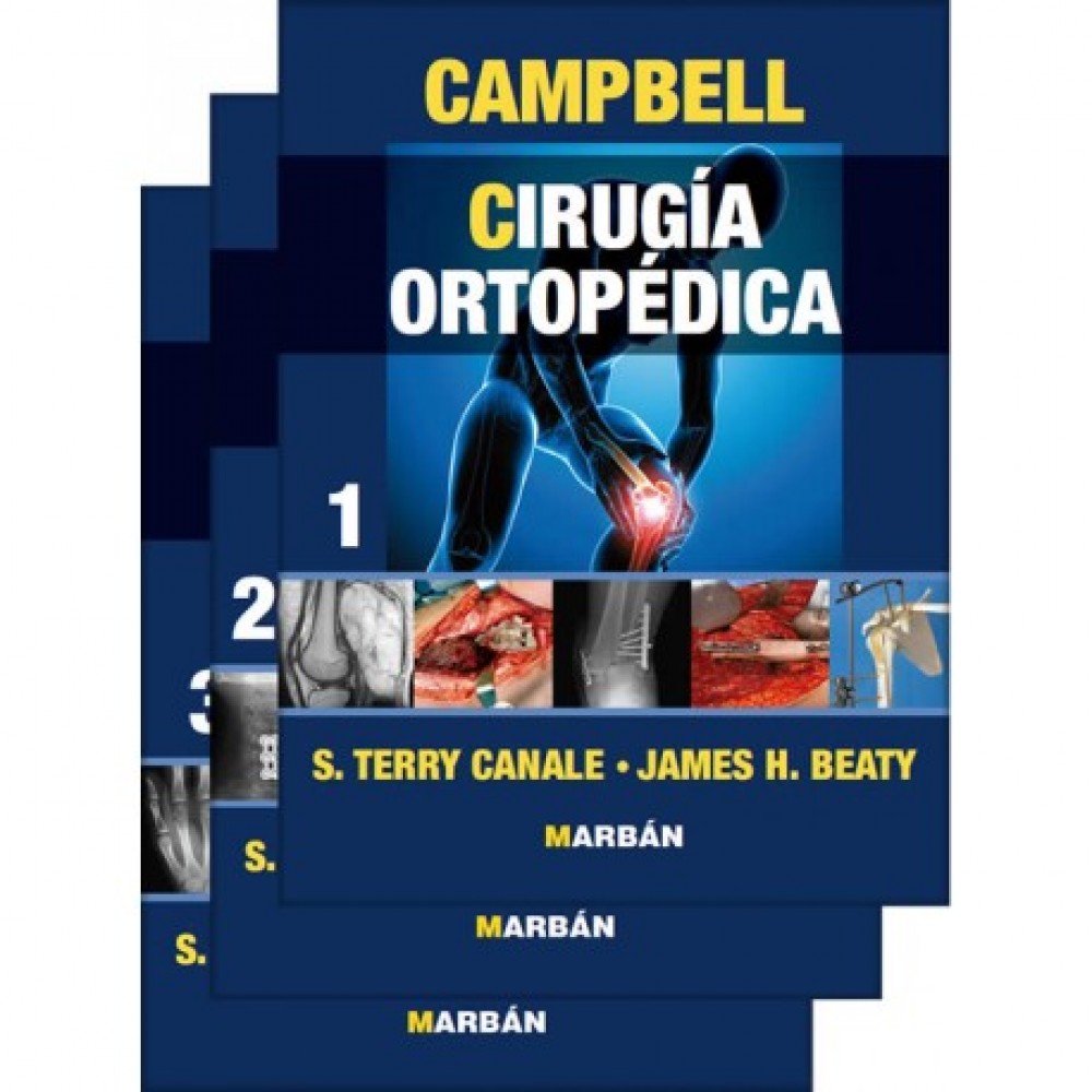 Campbell, Cirugia Ortopedica 3 Volumenes Premium 11ª ed Revisada