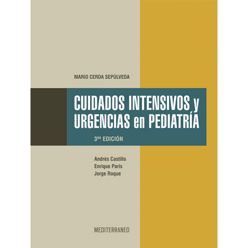 Cerda, Urgencias y Cuidados Intensivos en Pediatria. a 3ª Ed.