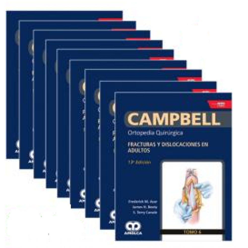 Campbell Cirugia Ortopedica 13a ed., Coleccion 9 Tomos Incluye Ebook y Videos