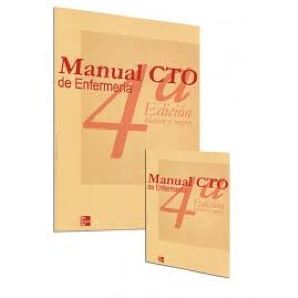 Manual CTO Enfermeria 4º Ed Blanco y negro - 2 Volumenes