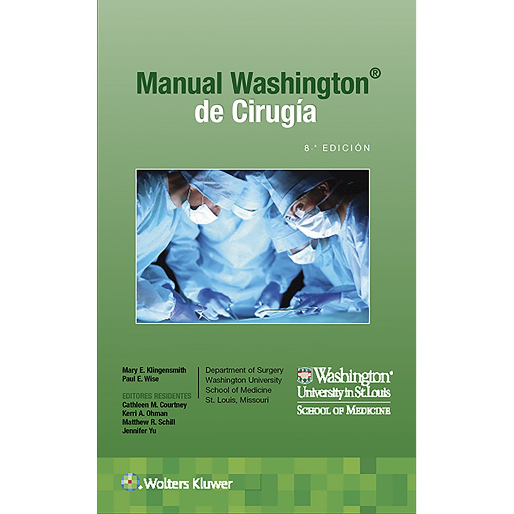 Manual Washington de cirugia 8a. Ed.
